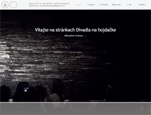 Tablet Screenshot of divadlonahojdacke.sk